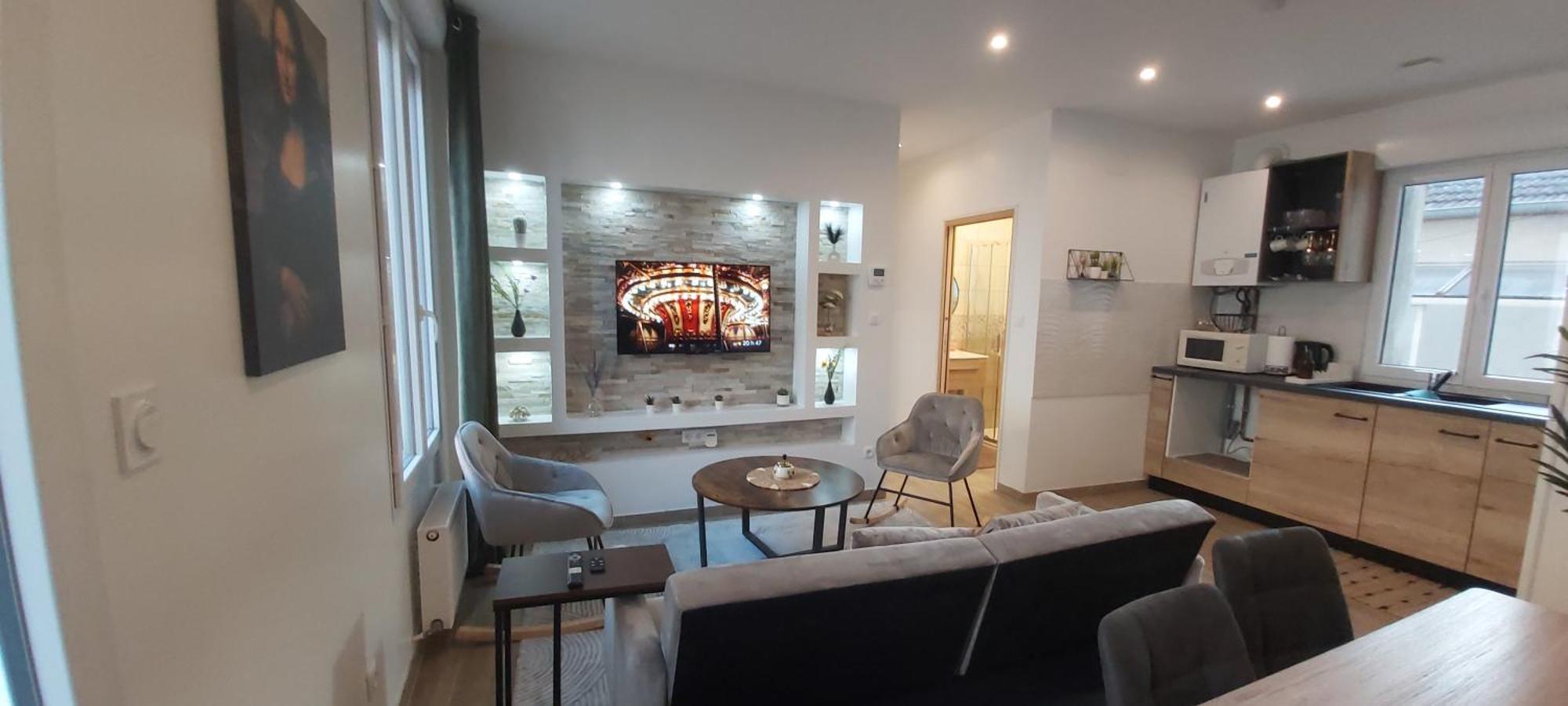 Les Suite Appartement A Chalon Sur Saone Værelse billede
